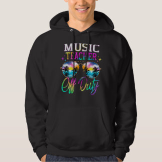 Tie Dye Last Day Of School For Music Teacher Off D Hoodie