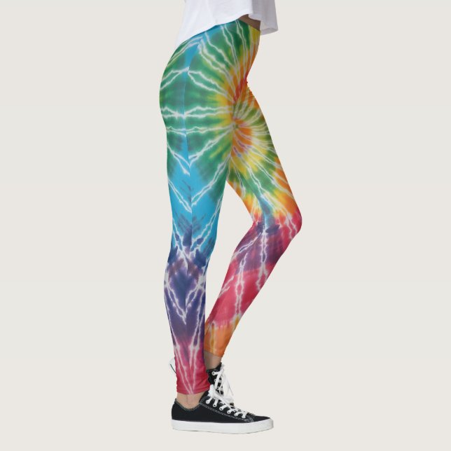 tie-dye leggins leggings (Right)