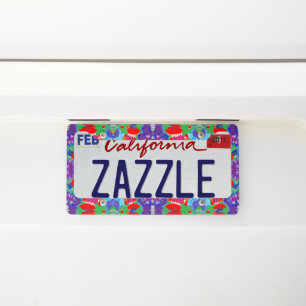 Tie-Dye License Plate Frame