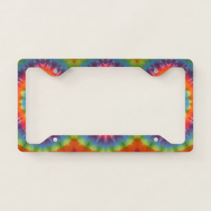 Tie Dye License Plate Frame