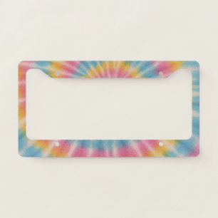 Tie Dye License Plate Frame