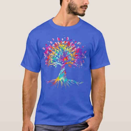 Tie Dye Life Is Really Good Tree Of Life Art  T_Shirt