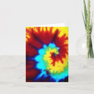 Tie Dye Look Note Cards Blank