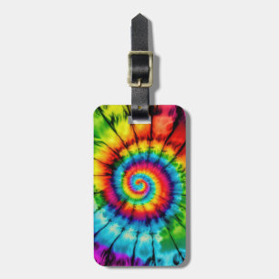 Tie Dye Luggage Tag