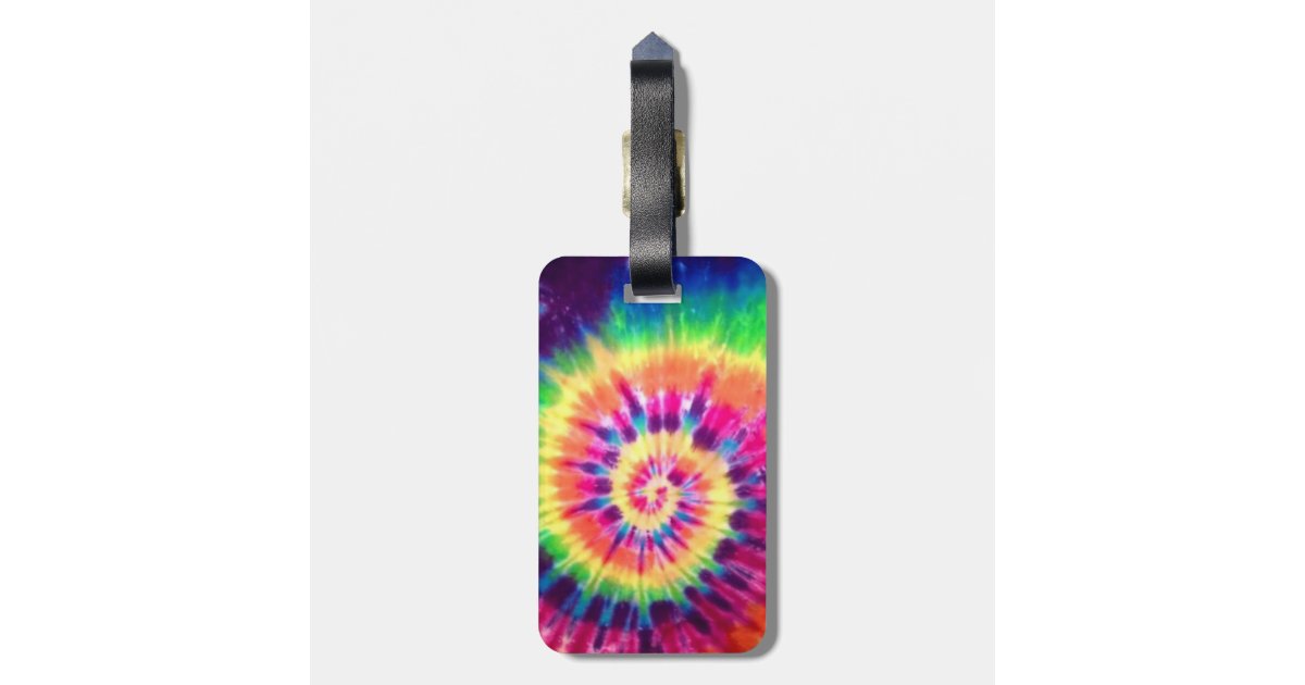TieDye Luggage Tag Zazzle