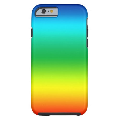 Tie Dye Mid Spectrum Colors Tough iPhone 6 Case