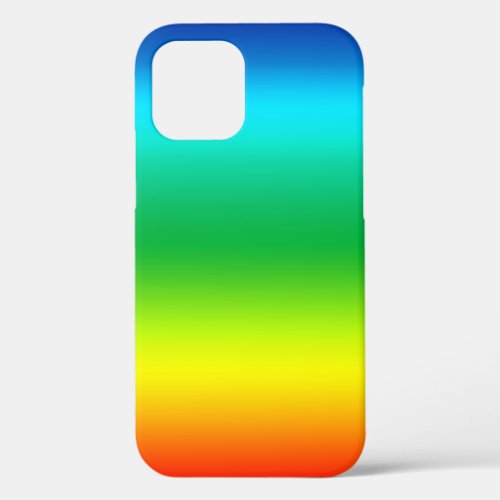 Tie Dye Mid Spectrum Rainbow Colors iPhone 12 Case