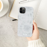 Tie Dye | Modern Minimalist Gray Monogram Case-Mate iPhone 14 Case<br><div class="desc">A simple tie dye pattern with a soft gray neutral color palette. The perfect on trend gift or accessory can easily be customized with your name, initials, monogram, hashtag or slogan! Tie-Dye is making a major comeback right now and is officially the Biggest Trend of the Year! We think tie-dye...</div>