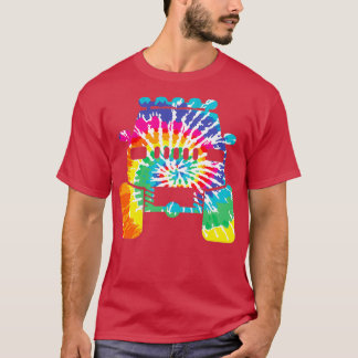 Tie Dye Monster Truck Front T-Shirt