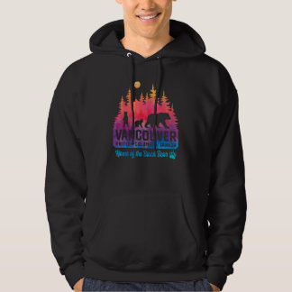 Tie Dye Mother Bear and Cubs Vacation Vancouver Hoodie
