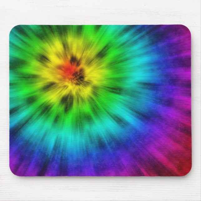 Tie Dye Mouse Pad (Front)