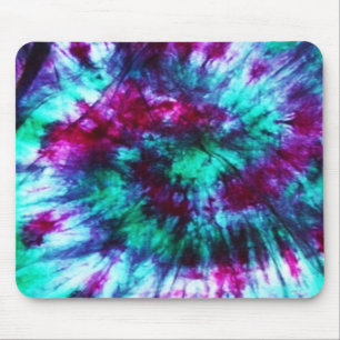 Tie Dye multicolor Mouse Pad