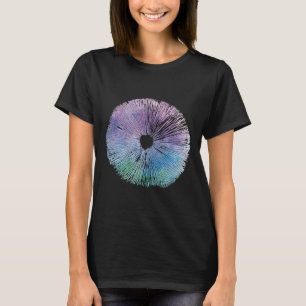Tie Dye Mushroom Cap Spore Wild Mushrooms Cottagec T-Shirt