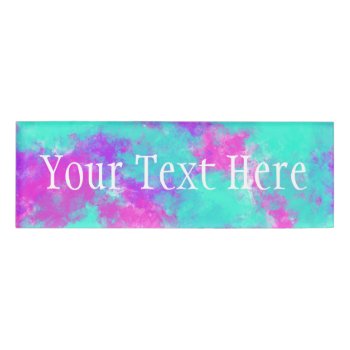 Tie Dye Name Tags by SpecialOddsMoms at Zazzle