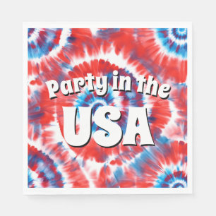 Tie-Dye Napkins