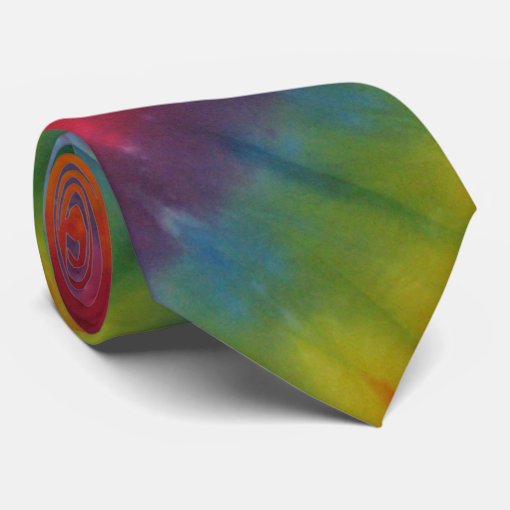 "Tie Dye" Necktie Fun Time Zazzle