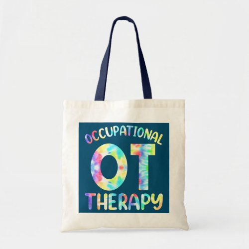 Tie Dye Occupational Therapy Cool OT Assistant Tote Bag