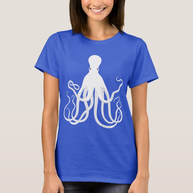 Tie-dye Octopus. T-Shirt (Front)