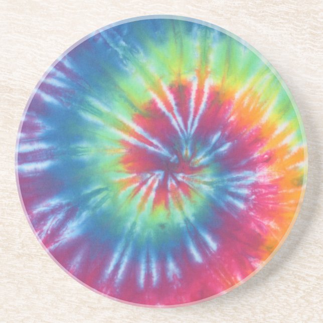 Tie Dye One Drink Coaster (Front)