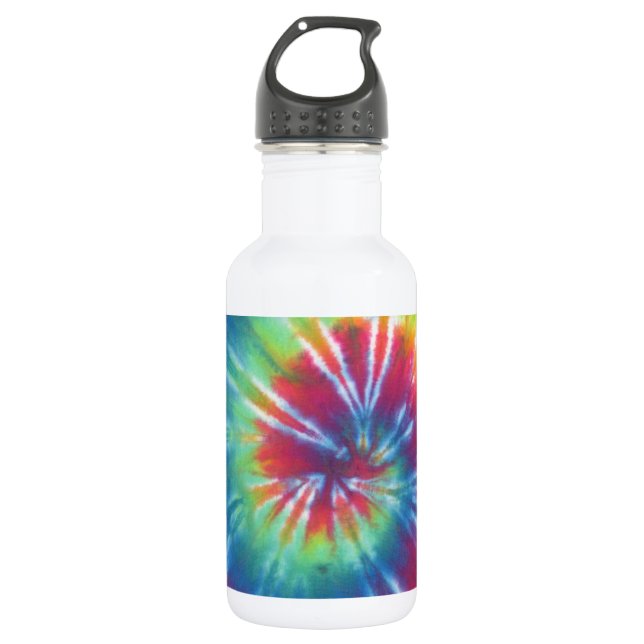 Tie Dye One Stainless Steel Water Bottle (Front)
