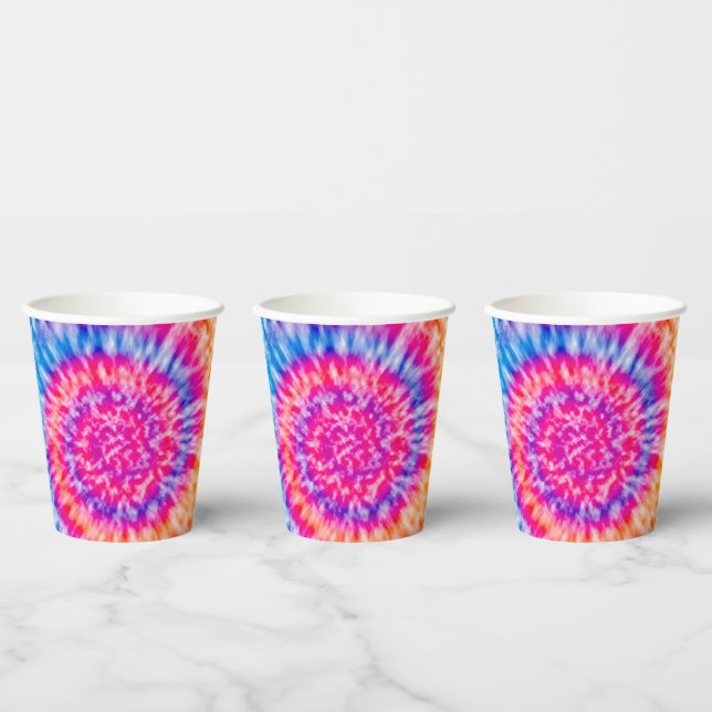 Tie Dye Paper Cups (Multi)