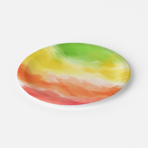 Tie Dye Paper Plates