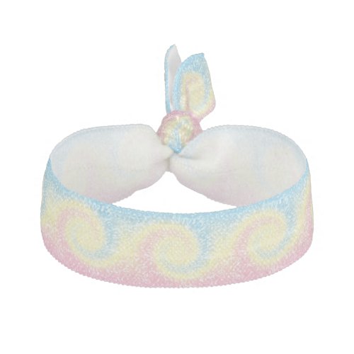 Tie Dye Pastel Hippy Swirl Elastic Hair Tie