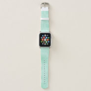 Tie Dye | Pastel Mint Green Monogram Apple Watch Band at Zazzle