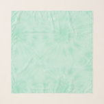 Tie Dye | Pastel Mint Green Monogram Scarf<br><div class="desc">A simple tie dye pattern with a soft pastel mint green color palette. The perfect on trend gift or accessory can easily be customized with your name, initials, monogram, hashtag or slogan! Tie-Dye is making a major comeback right now and is officially the Biggest Trend of the Year! We think...</div>