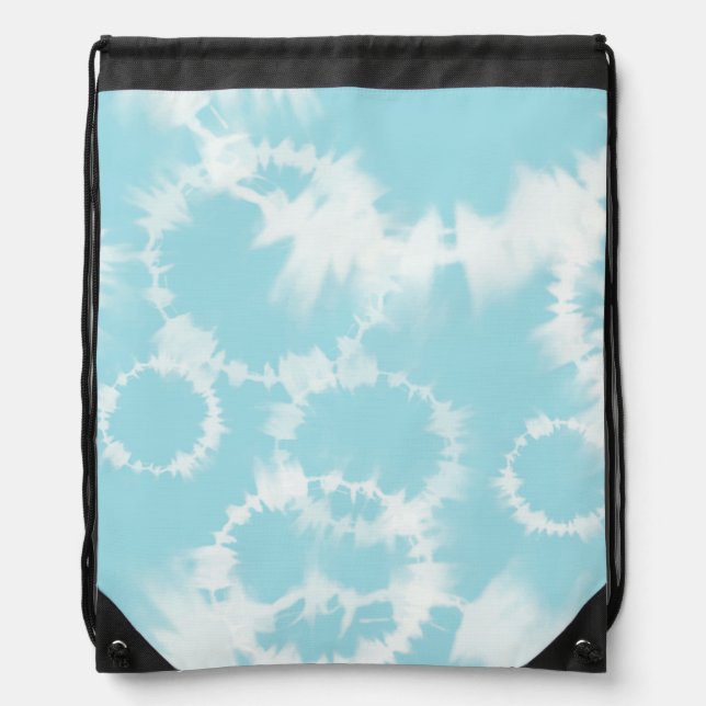  tie dye Pastel Rainbow Colors Abstract Drawstring Bag (Front)