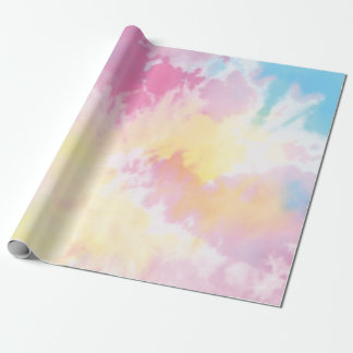 Tie Dye Pastel Wrapping Paper