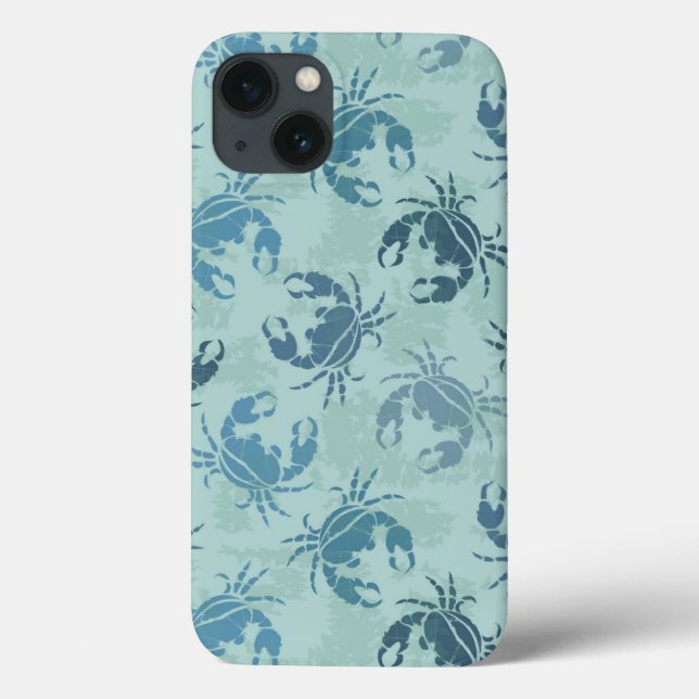 Tie Dye Pattern Of Crabs Case-Mate iPhone Case (Back)