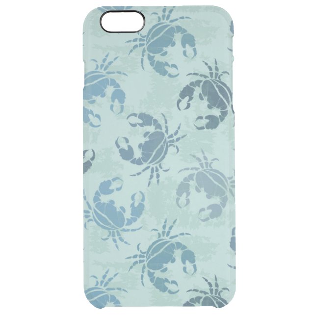 Tie Dye Pattern Of Crabs Uncommon iPhone Case (Back)