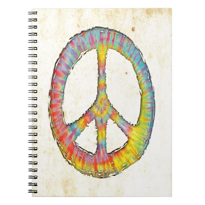 Tie Dye Peace 713 Notebook