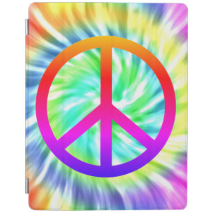 Tie Dye Peace Sign Design iPad Smart Cover