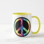 Tie Dye Peace Sign Mug at Zazzle