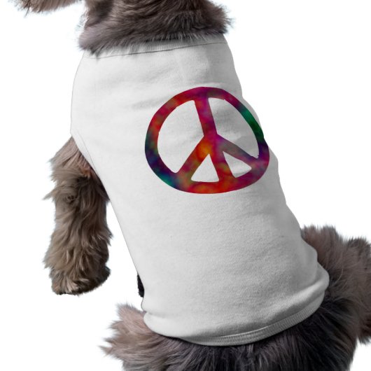 Tie Dye Peace Symbol T-Shirt (Back)