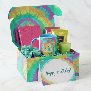 Tie dye personalized mug
