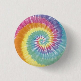 Tie Dye Pinback Button
