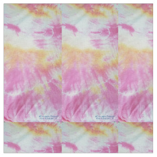 Tie-=Dye Pink Funburst #1 fabric