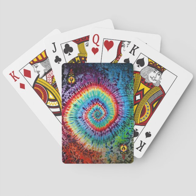 Tie Dye  Poker Cards (Back)