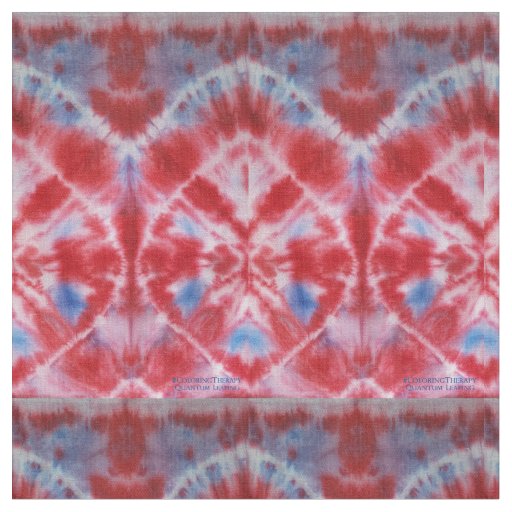 Tie-Dye Quantum Leaping fabric