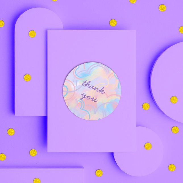 Tie Dye Rainbow Classic Round Sticker (Creator Uploaded)