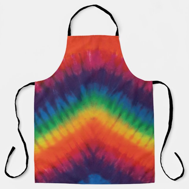 Tie Dye Rainbow Colors  Apron (Front)