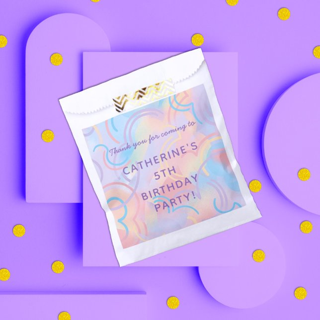 Tie Dye Rainbow Favor Bag (Creator Uploaded)