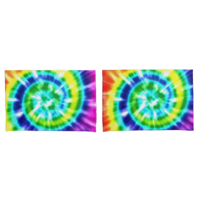 Tie Dye - Rainbow Pillow Case (Front-Set)