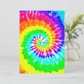 Tie Dye Rainbow Swirl Neon Rainbow Colors Pattern (Standing Front)