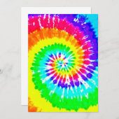 Tie Dye Rainbow Swirl Neon Rainbow Colors Pattern (Front/Back)