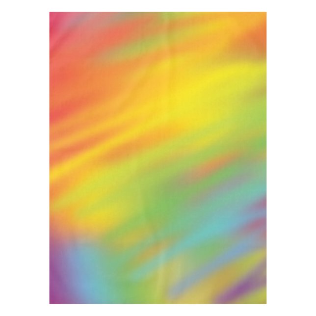 Tie Dye Rainbow Tablecloth (Front)