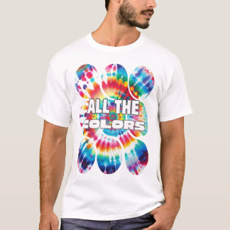 Tie-Dye Retro Funky Colors T-Shirt